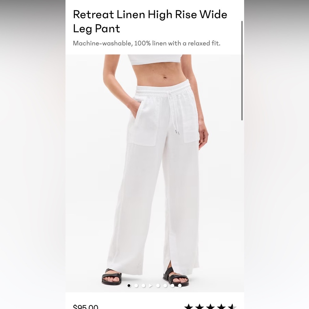 Athleta retreat linen pants